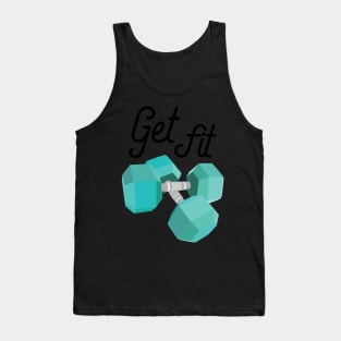 Get Fit Dumbbells Tank Top